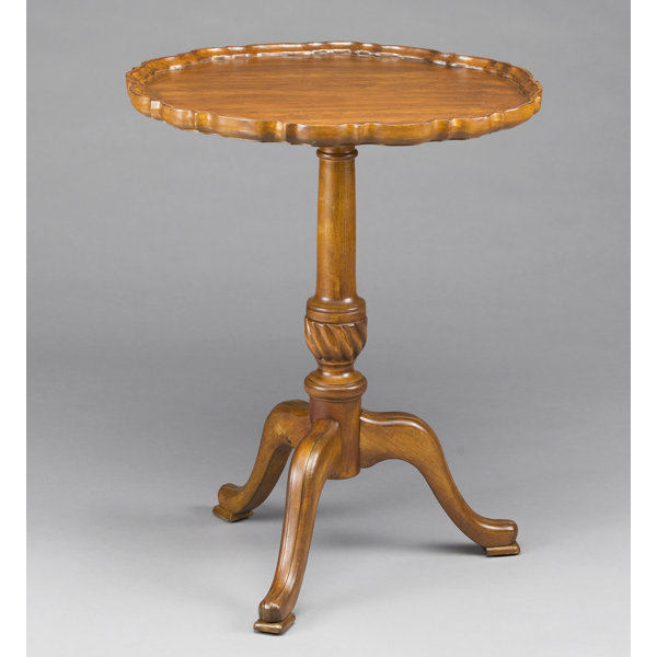 AA Importing Tray Top Pedestal End Table & Reviews Wayfair